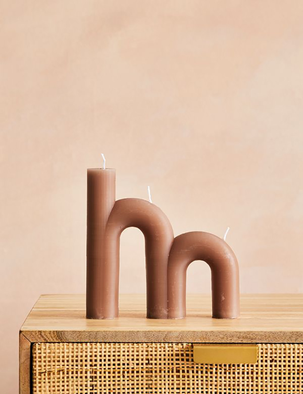 unique modern sculptural candles via wallflower blog