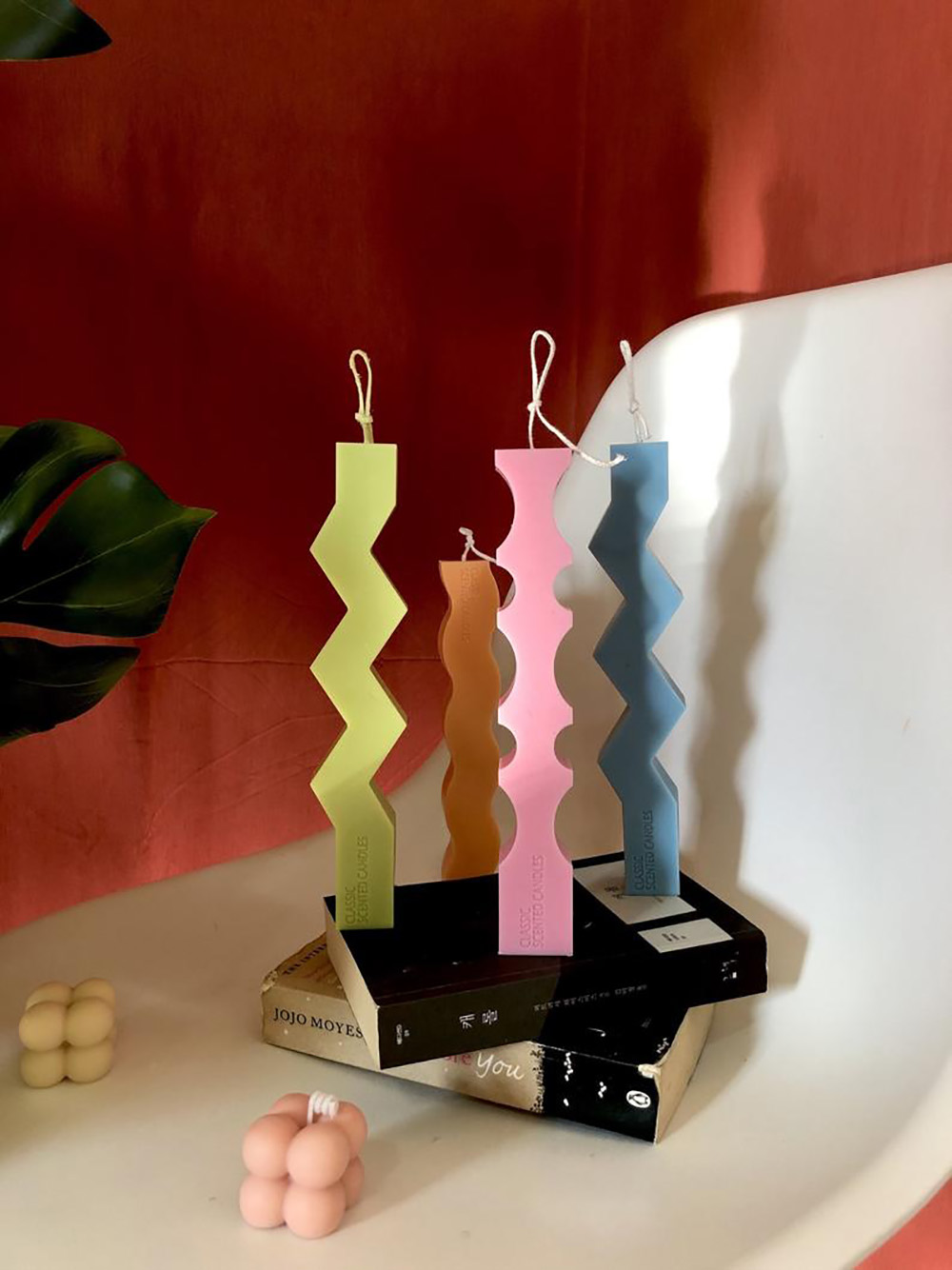 unique modern candles via wallflower blog
