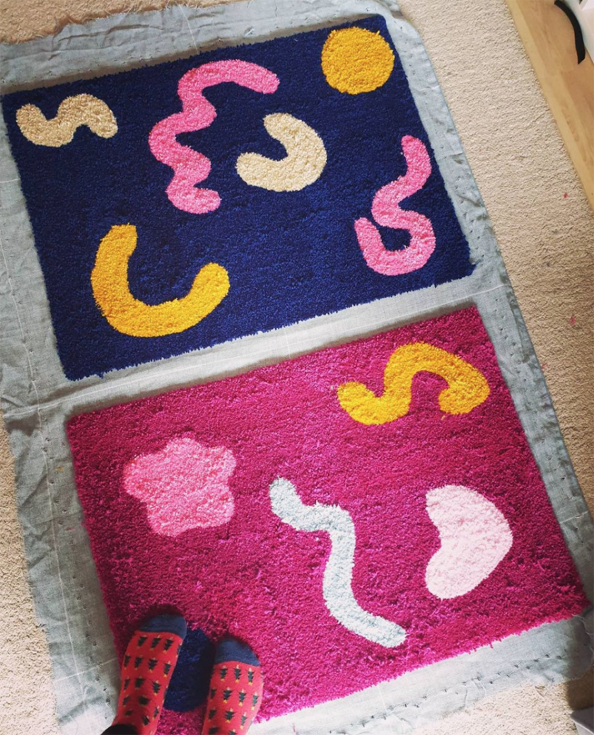 Tufted Rugs on Instagram Rug Tufting Rug Hooking Art