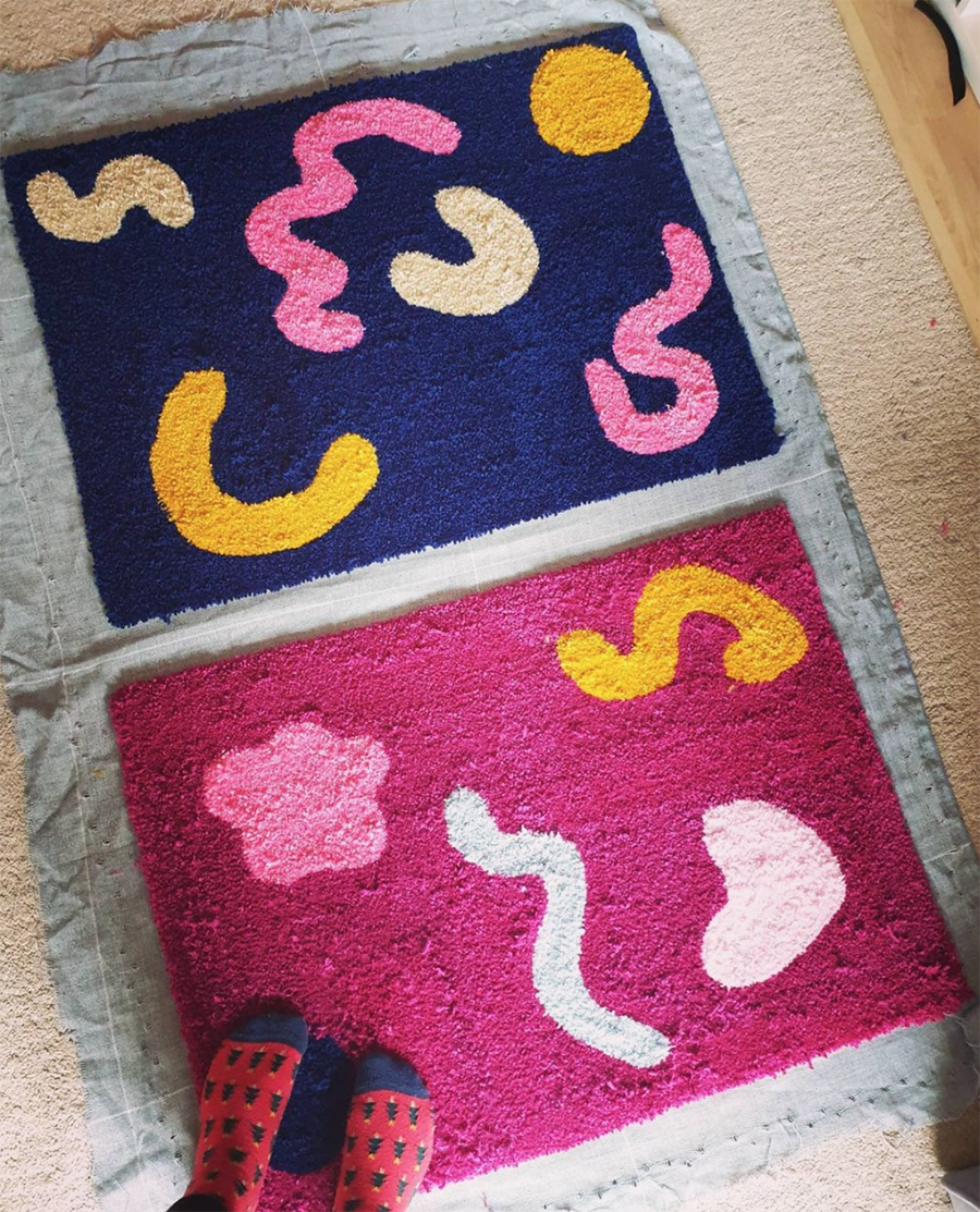 Loop & Yarn's hand tufted rugs