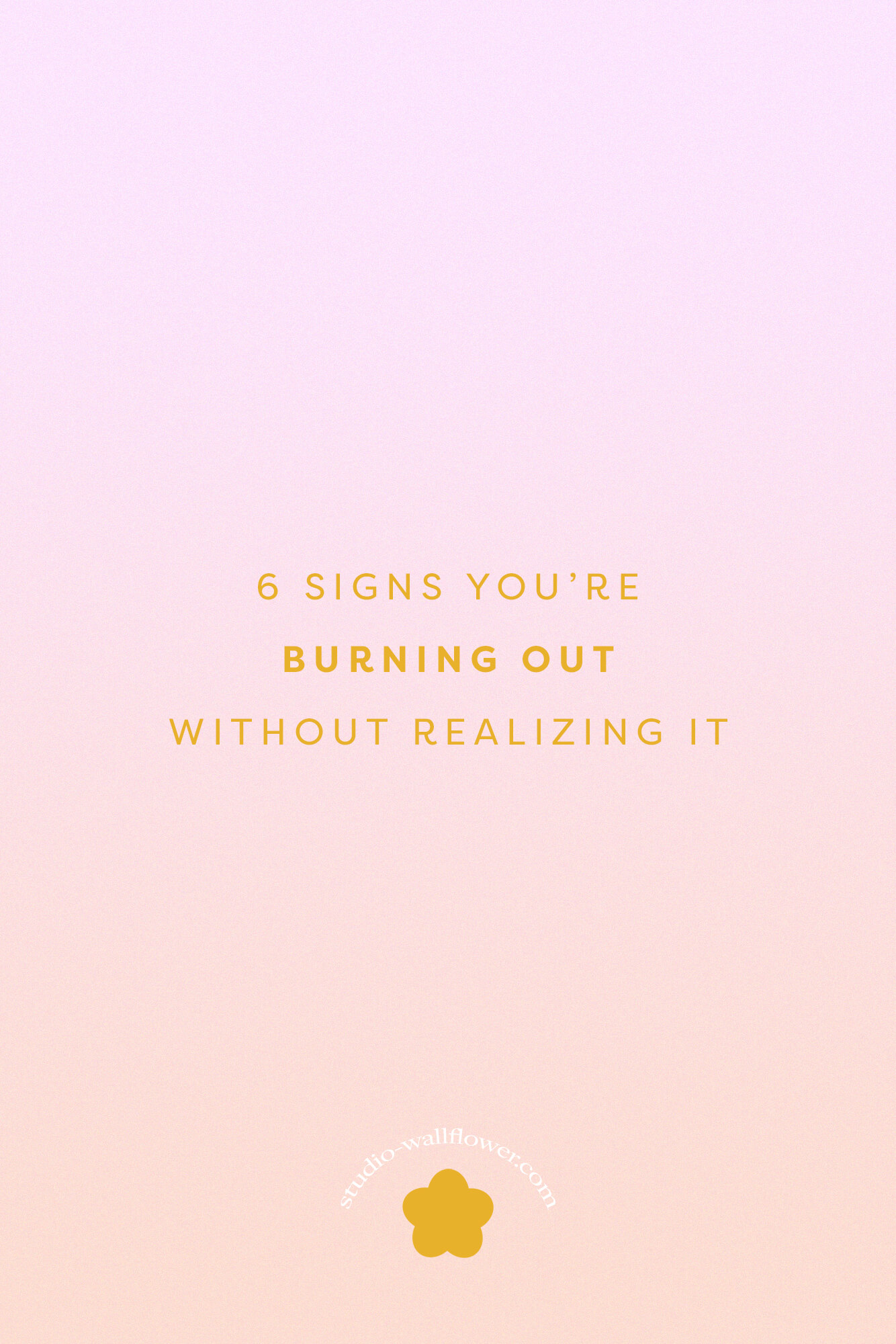 6 Signs You're Burning Out That You Don't Even Realize - via wallflower