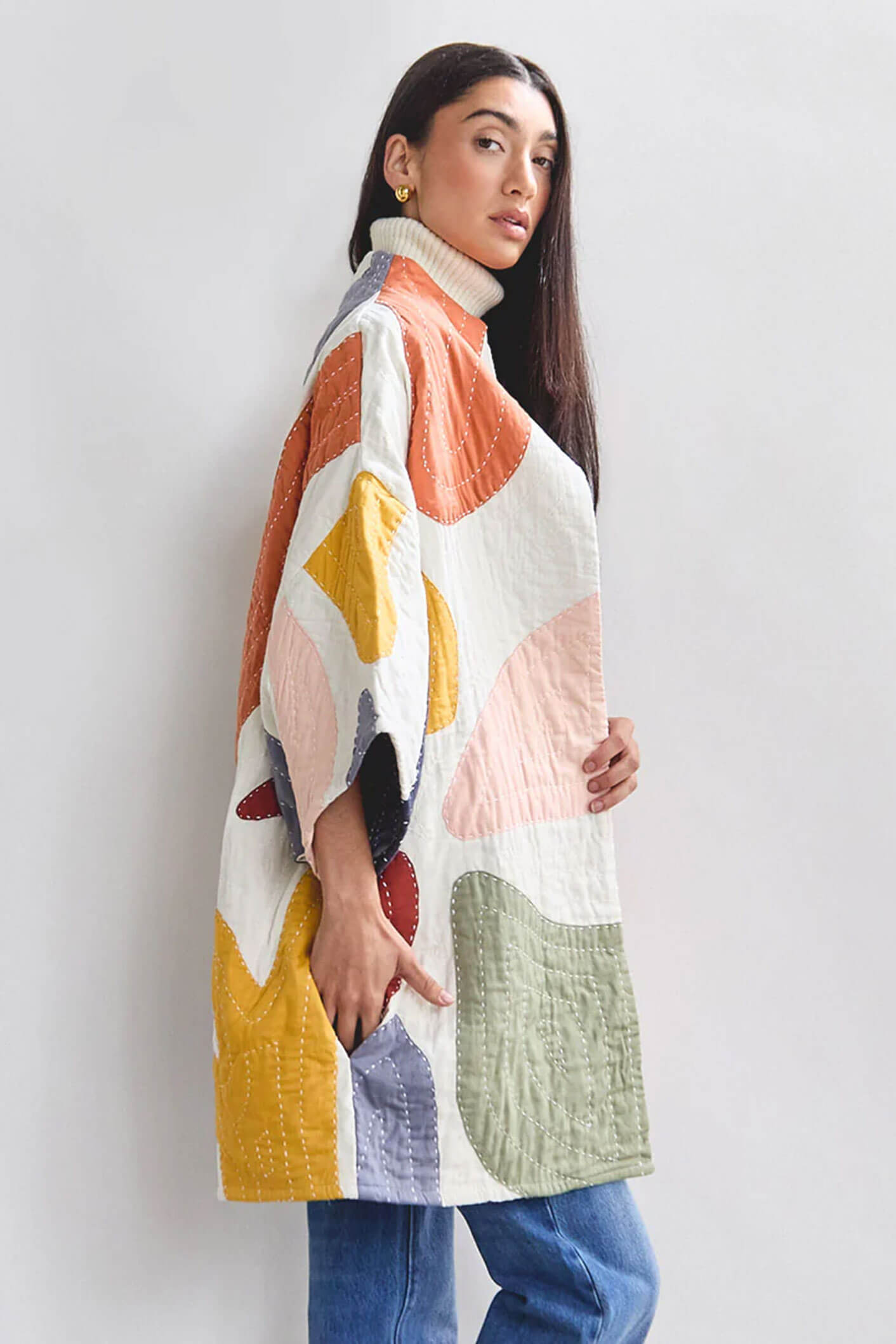 anchal quilt coat