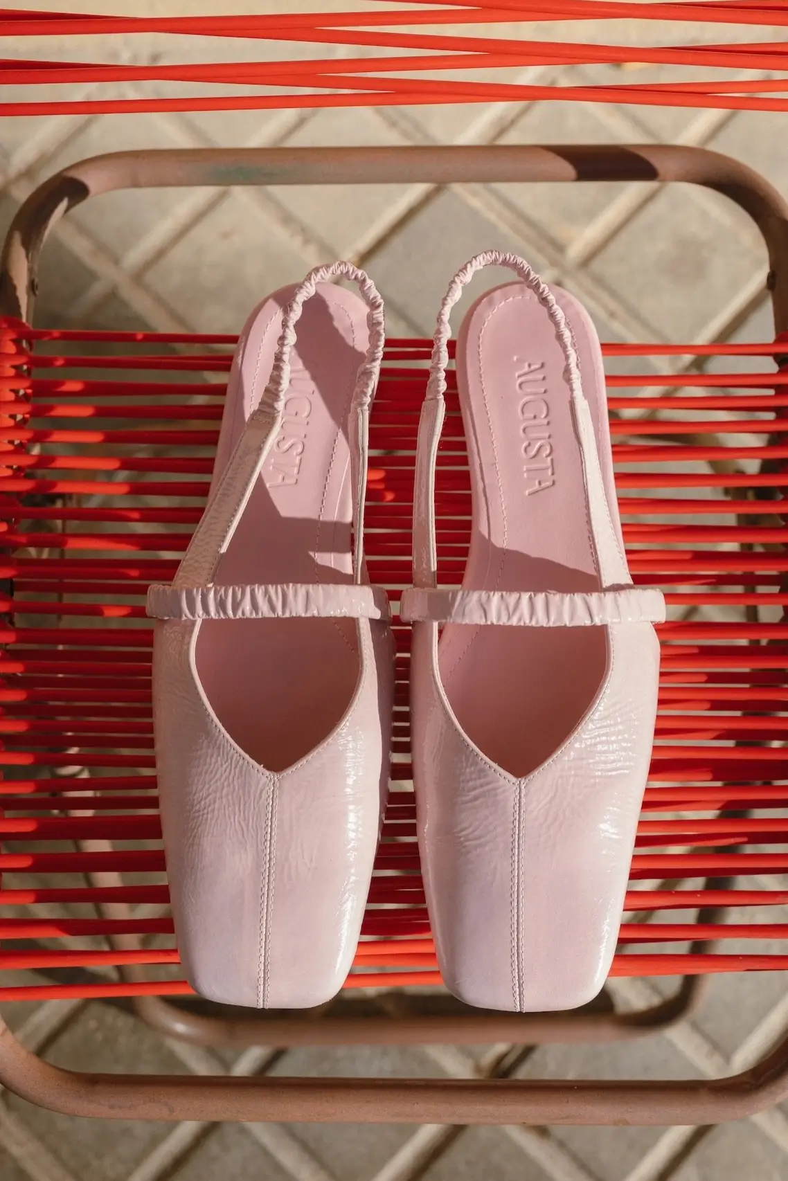 Augusta pink pastel flats for spring