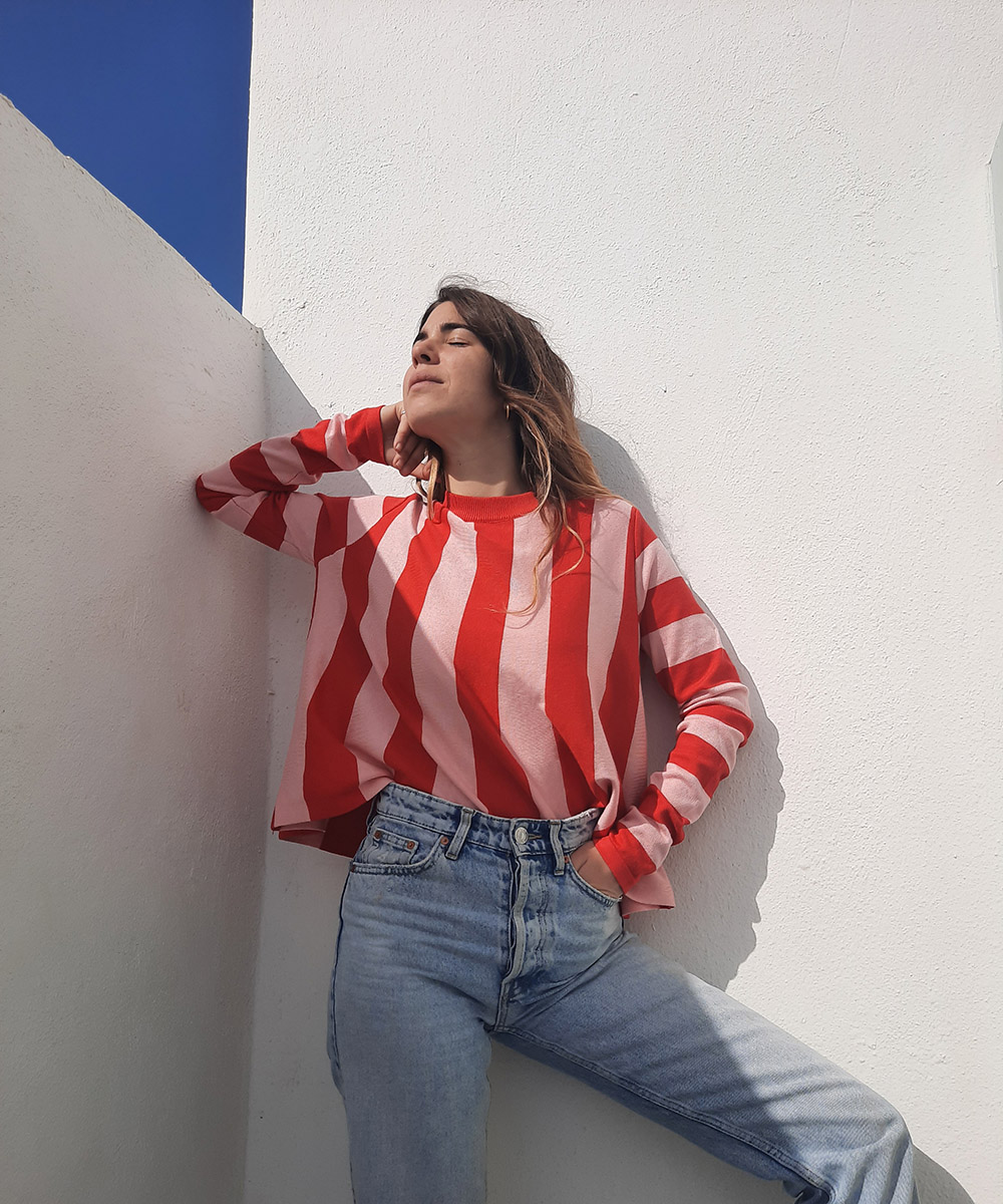 Wide striped top | Stripes for Spring