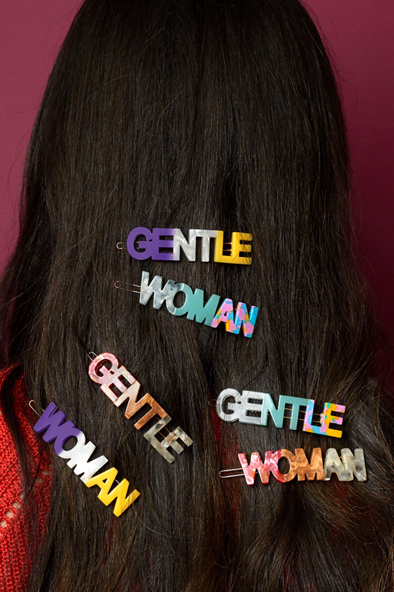 Gentle Woman Hair Clip