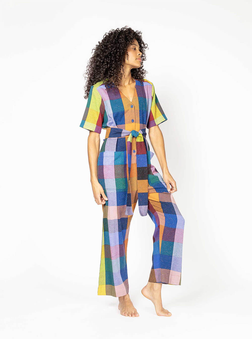 ace & jig lucky jumpsuit in dazzle