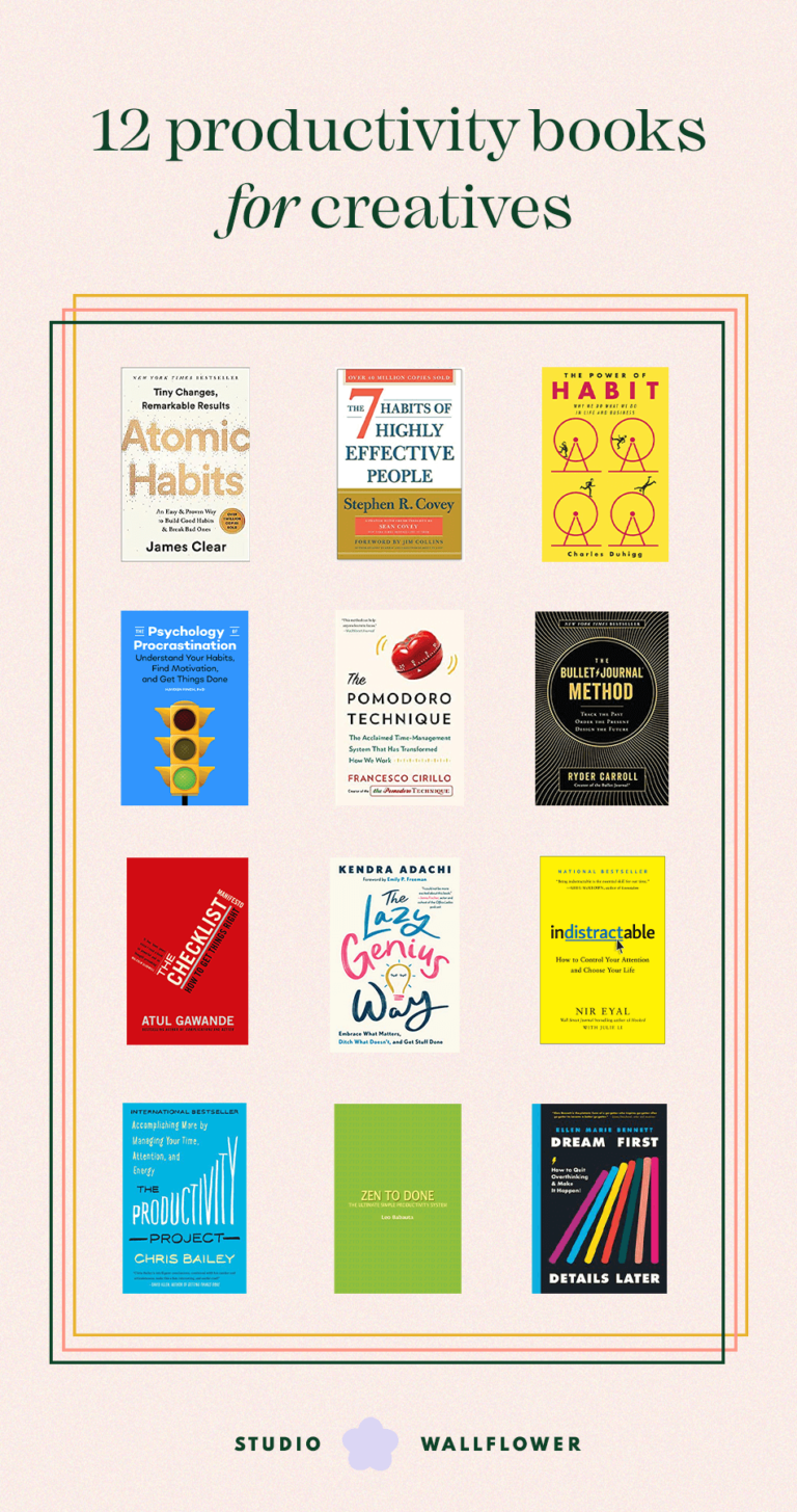 11 Productivity Books For Creatives Best Books for Productivity