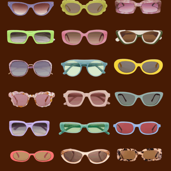 24 colorful sunglasses for summer 2025
