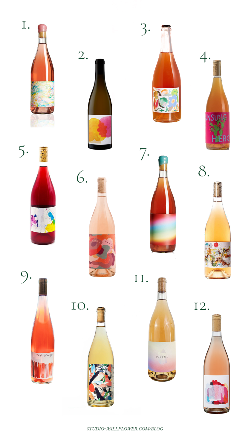 Pretty Natural Wines for Summer Pretty Wine Labels Wallflower