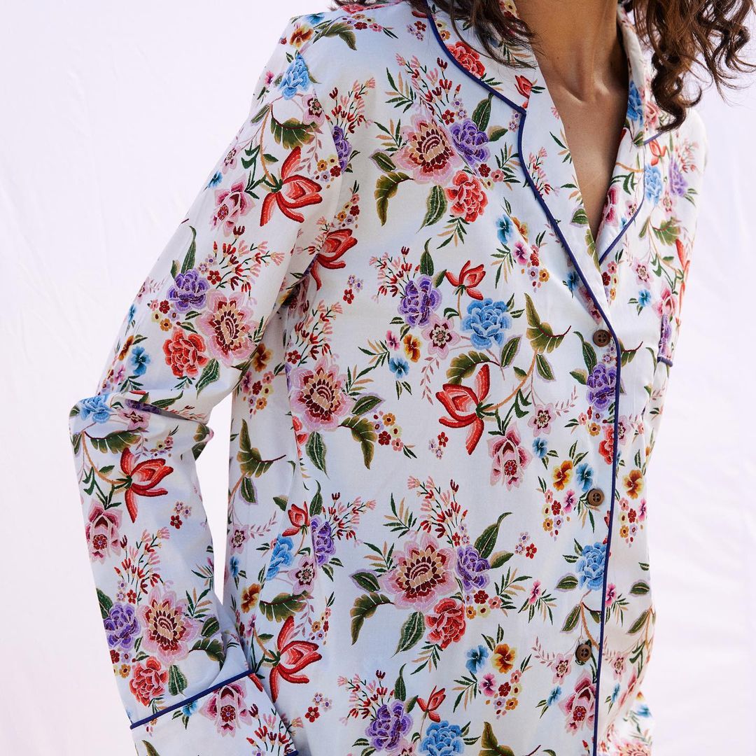 floral luxury pajamas! so pretty