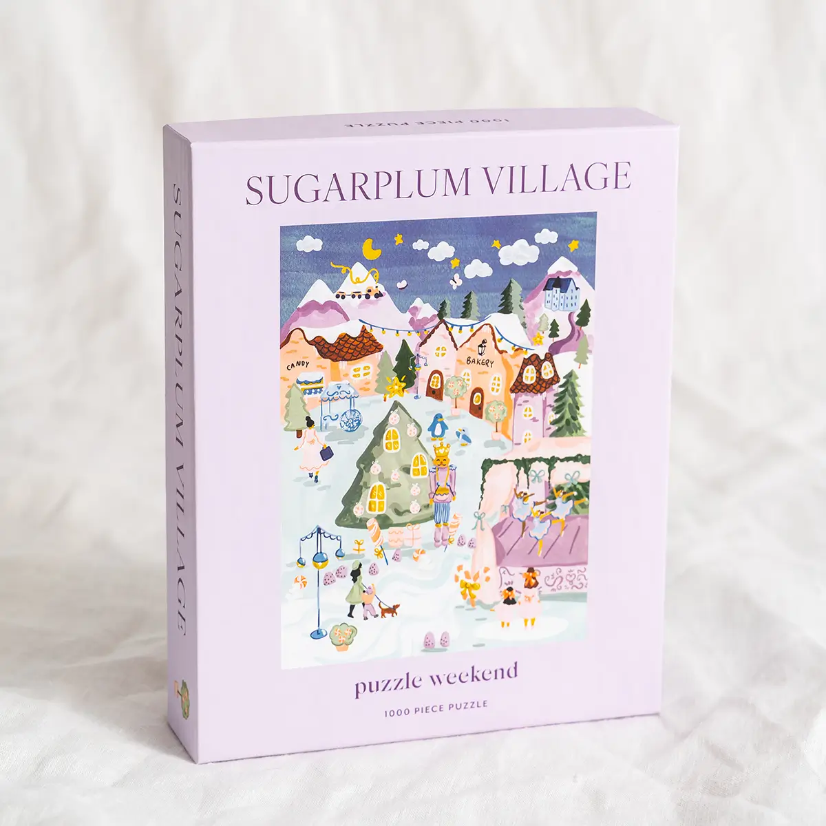 sugarplum village puzzle by sabina fenn - puzzle weekend