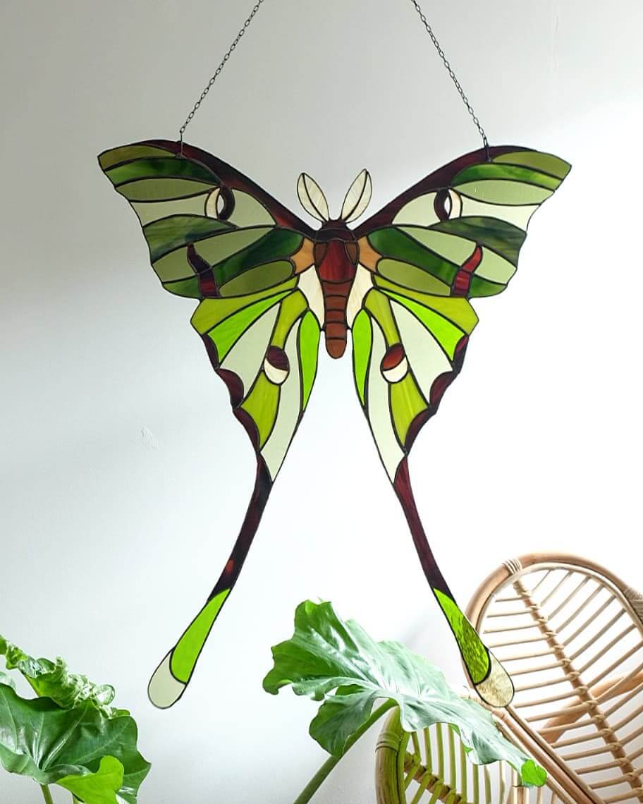 Rollend Glass Stained Glass Butterfly