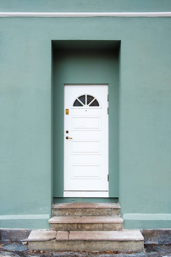 {teal wall and white door} How To Use Your Intuition To Know If A Project Is Right For You