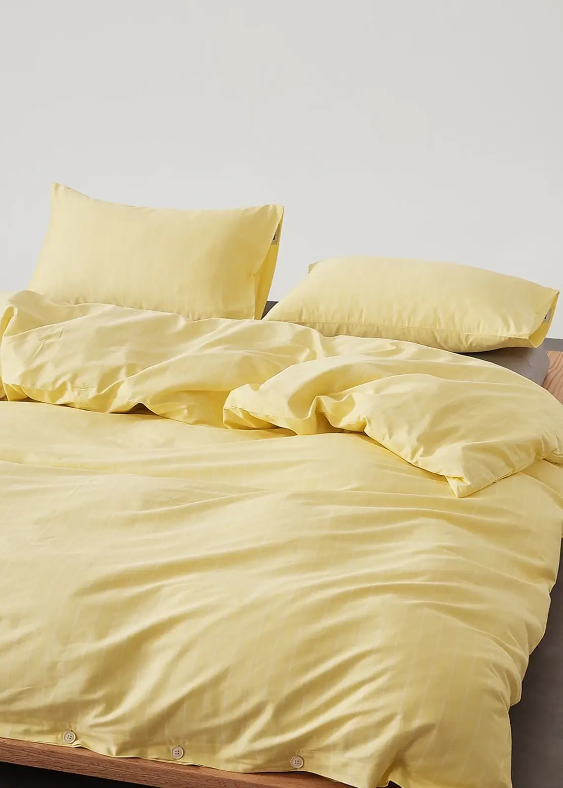 Pretty Ever Lasting Fabric Bedsheets - Butter yellow