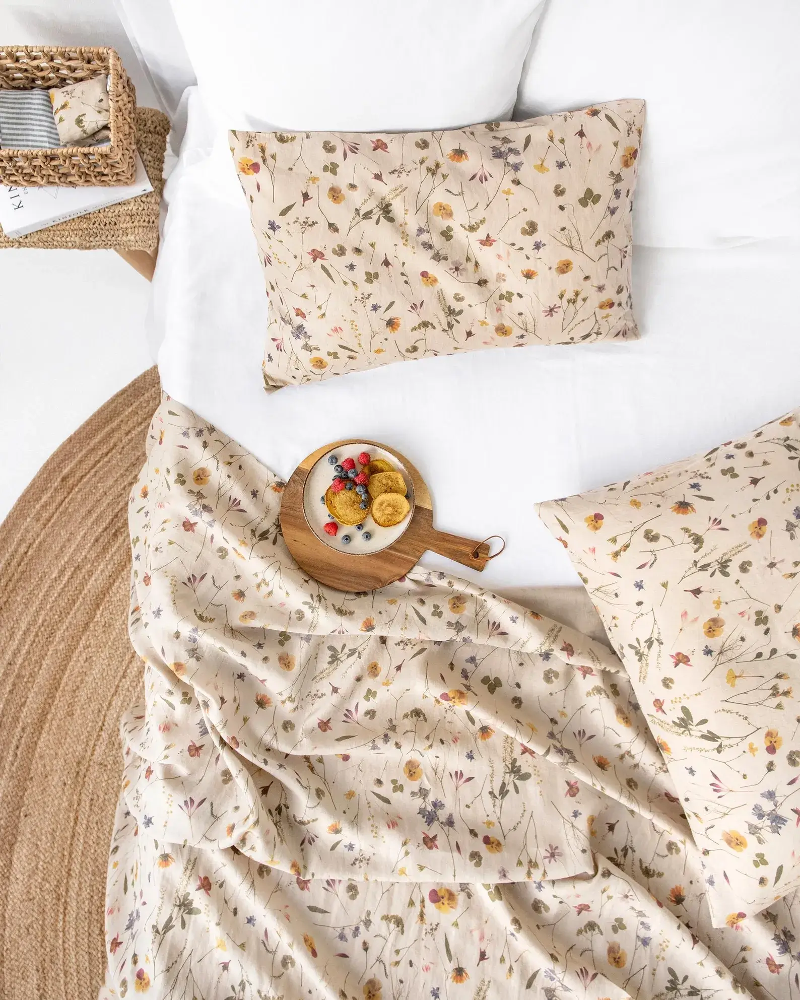 floral bed sheets by magic linen