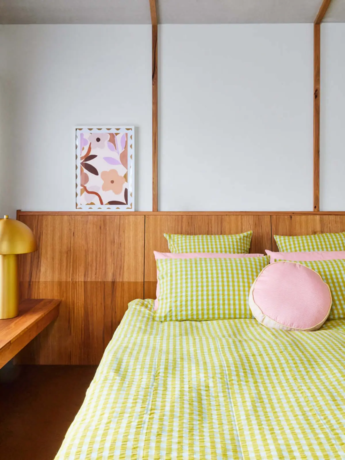 cute bedsheets pink and green from mosey me