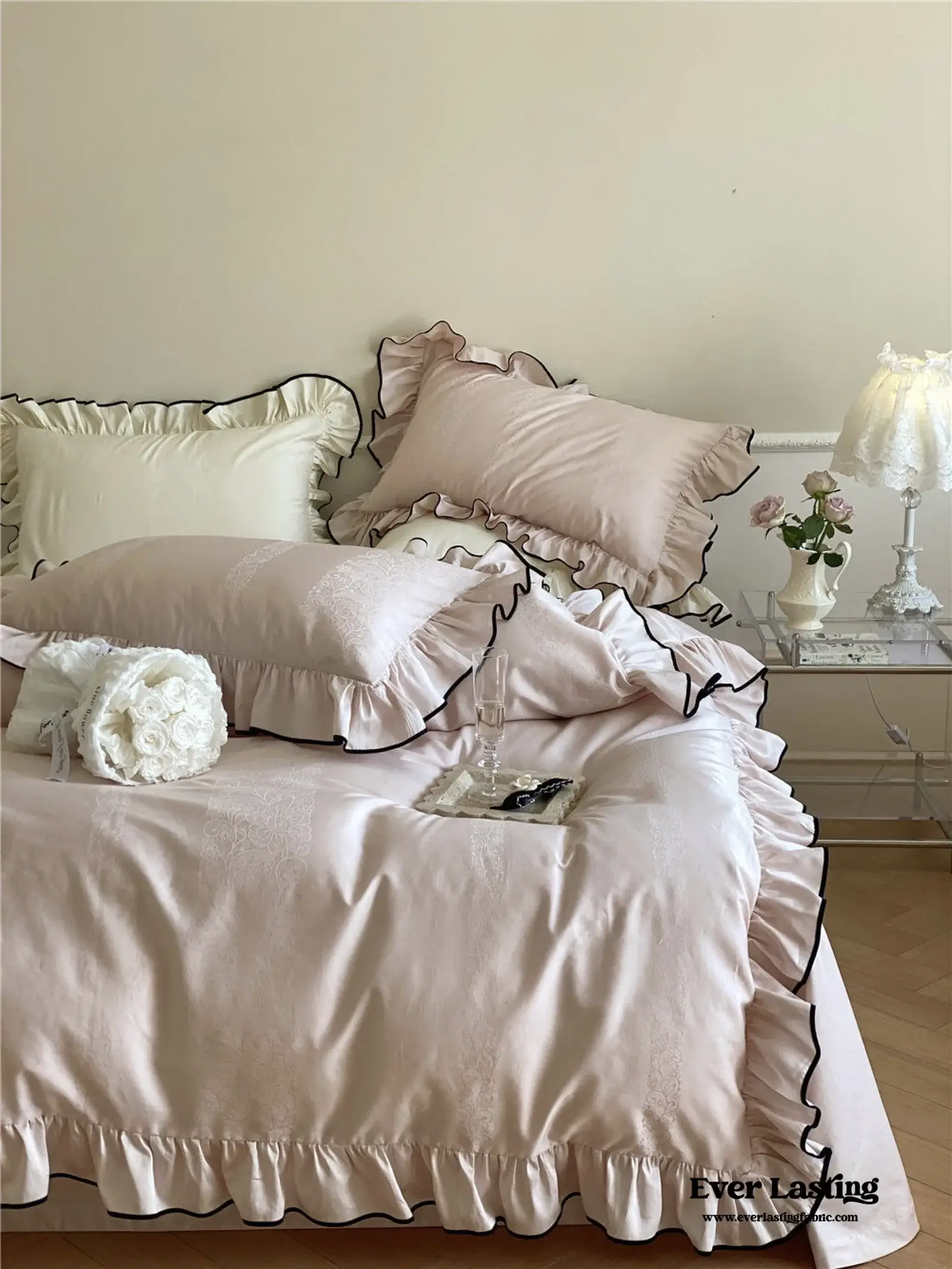 ruffle bedsheets from ever lasting fabric