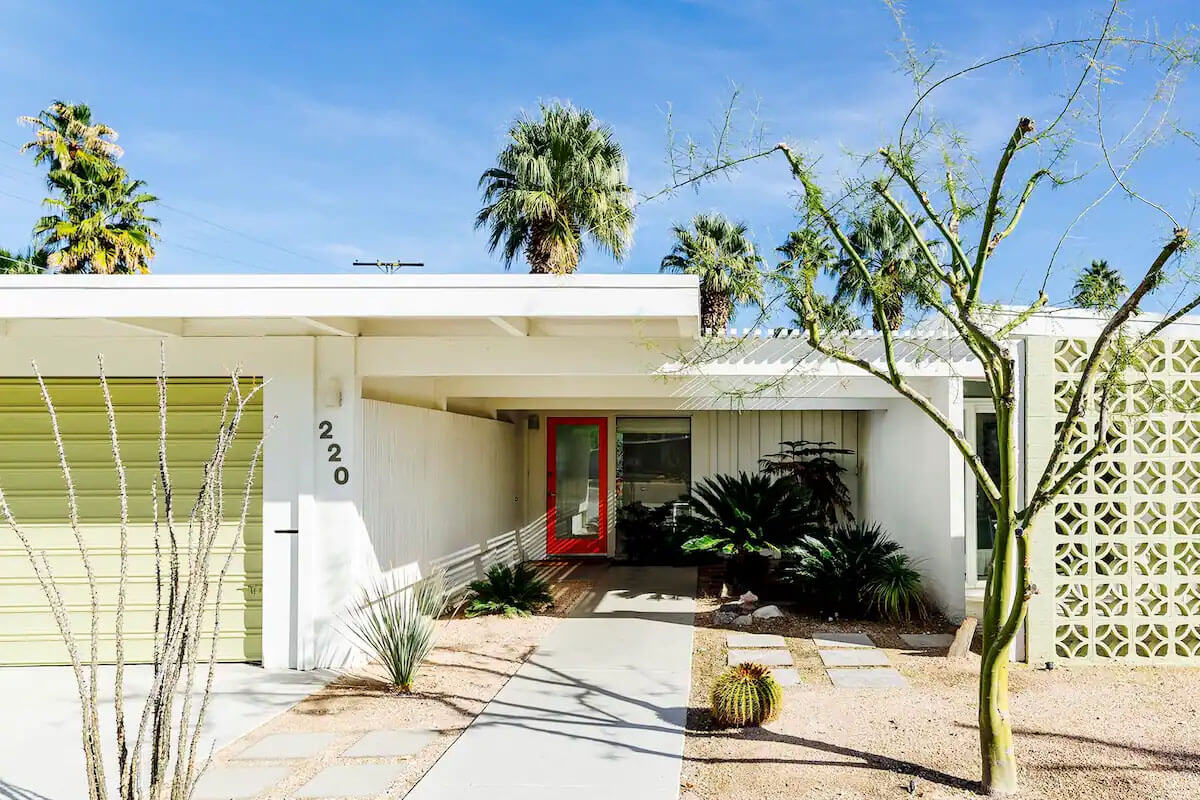 mid century palm springs airbnb