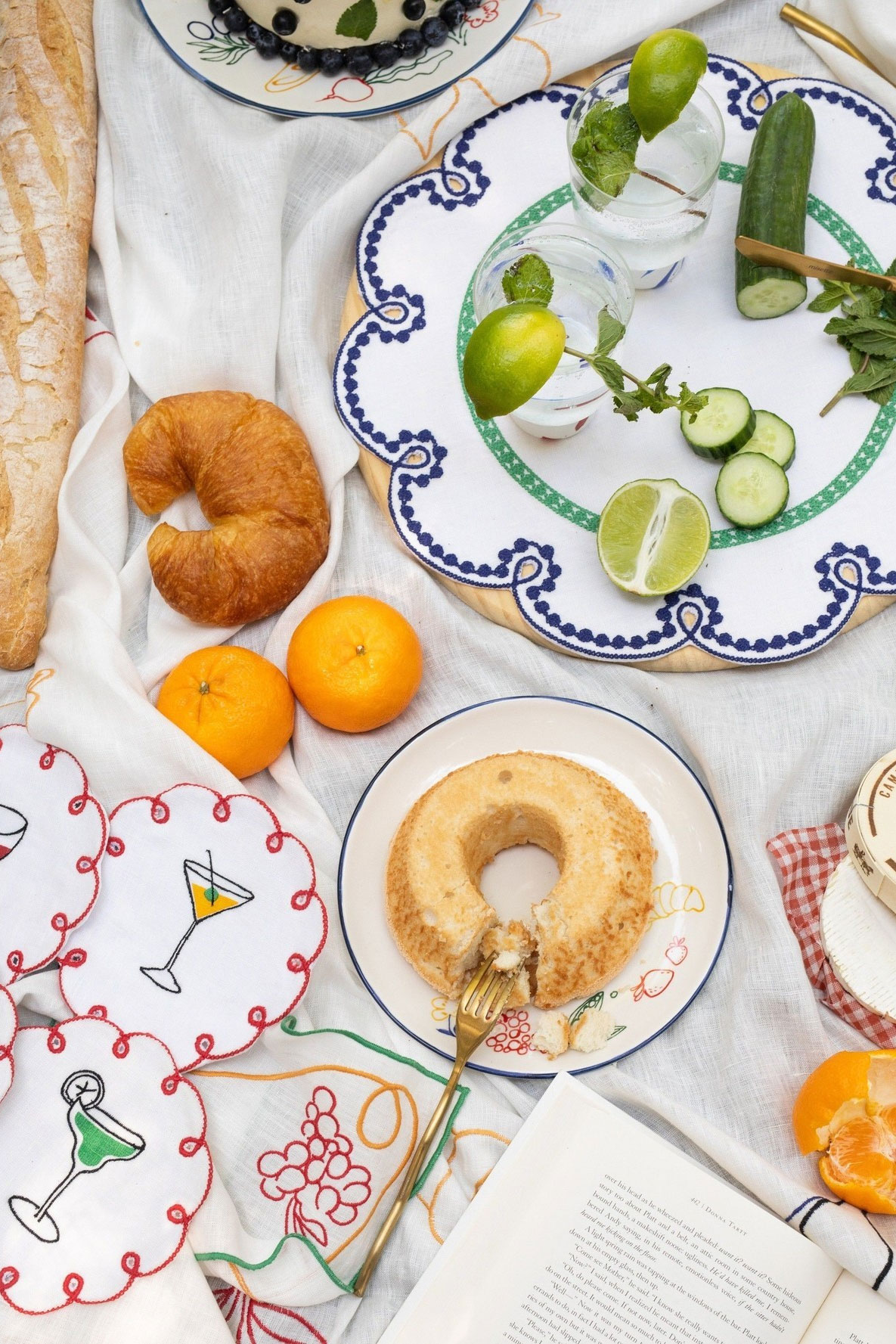 Colorful tablescape inspiration from Misette. 