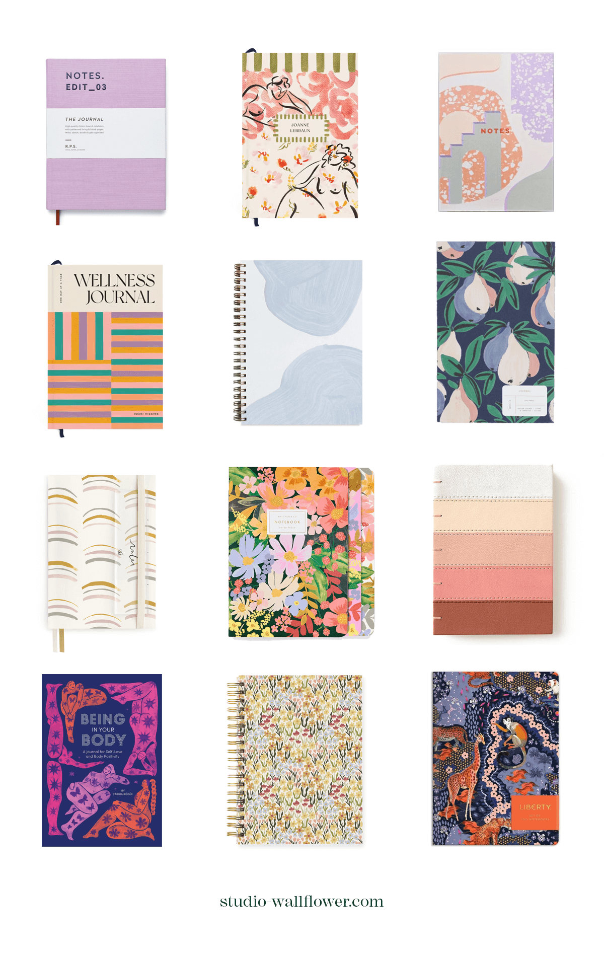 colorful & well designed journals