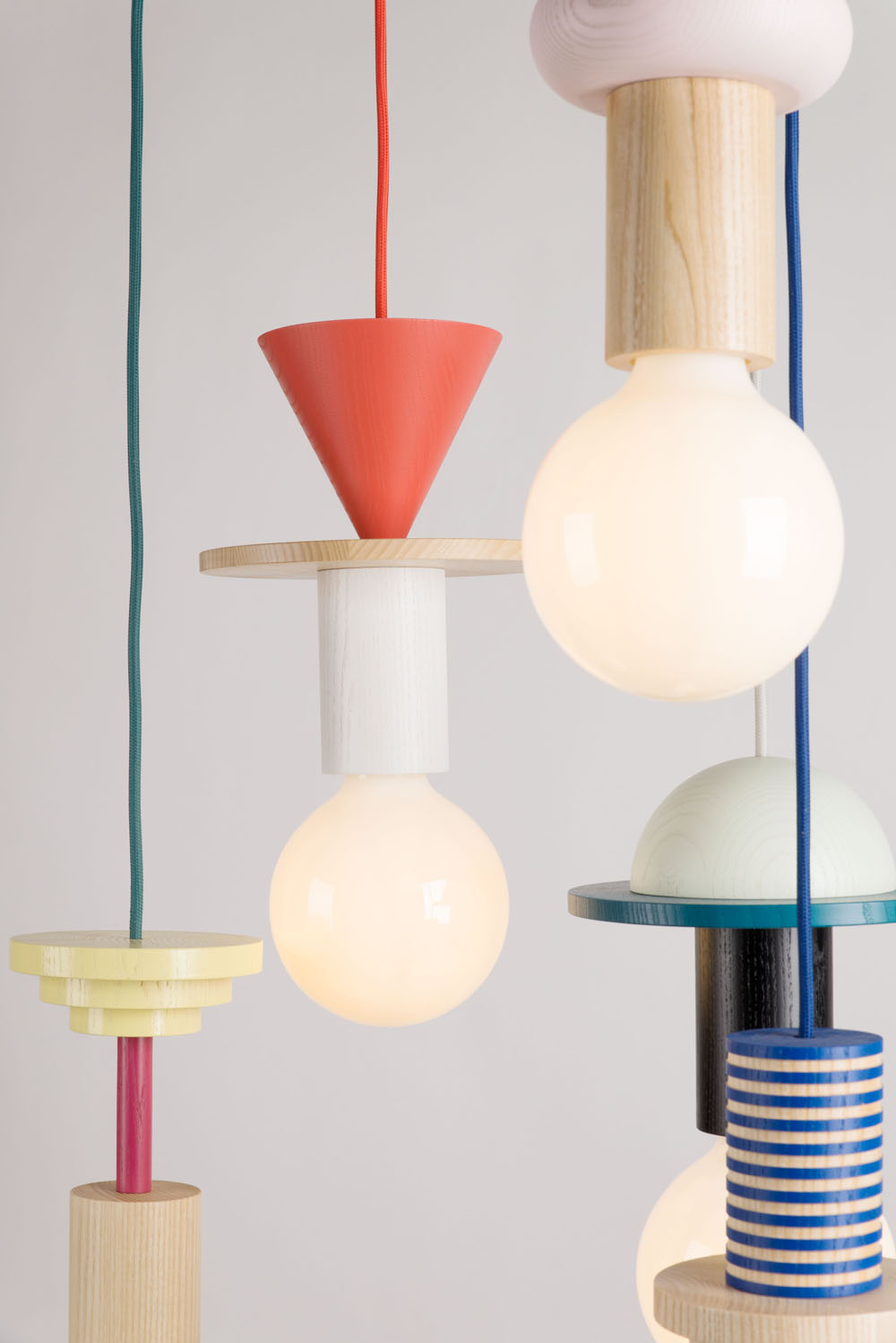 Modern colorful light fixtures