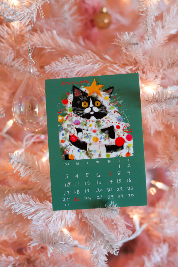 2023 calendar - dancing cat