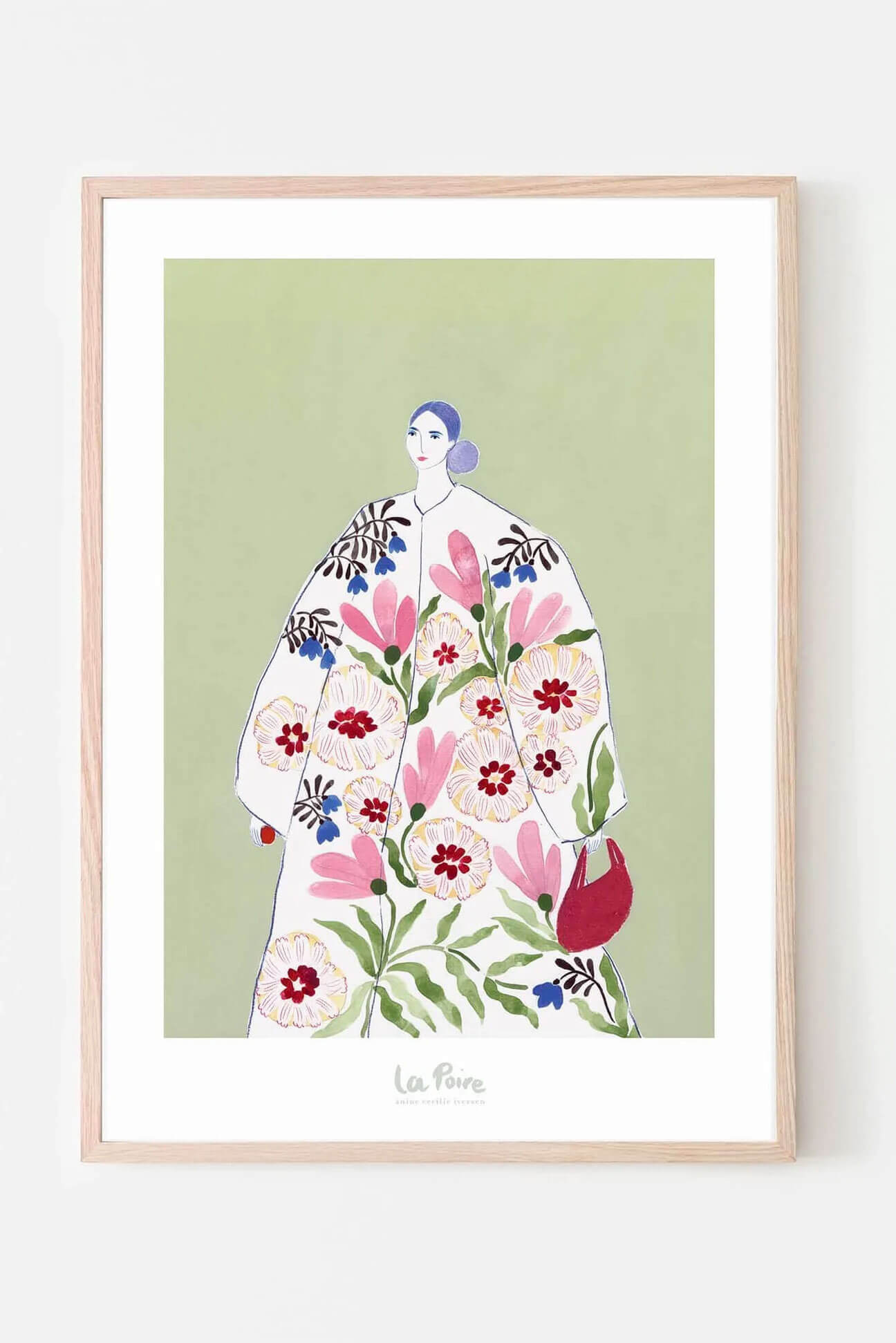 festive coat art print - gifts for art lovers