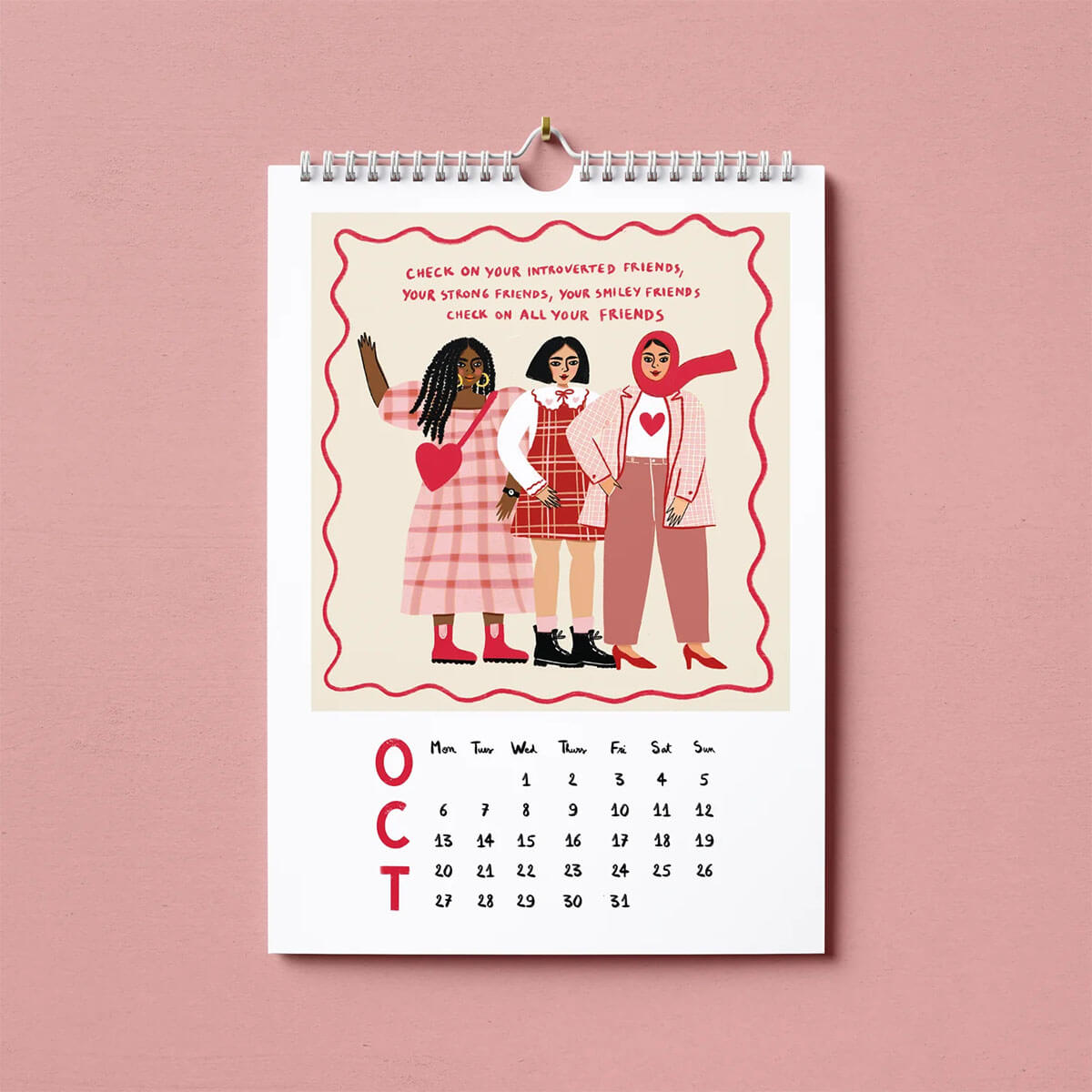 sakina saidi 2025 calendar - self love calendar