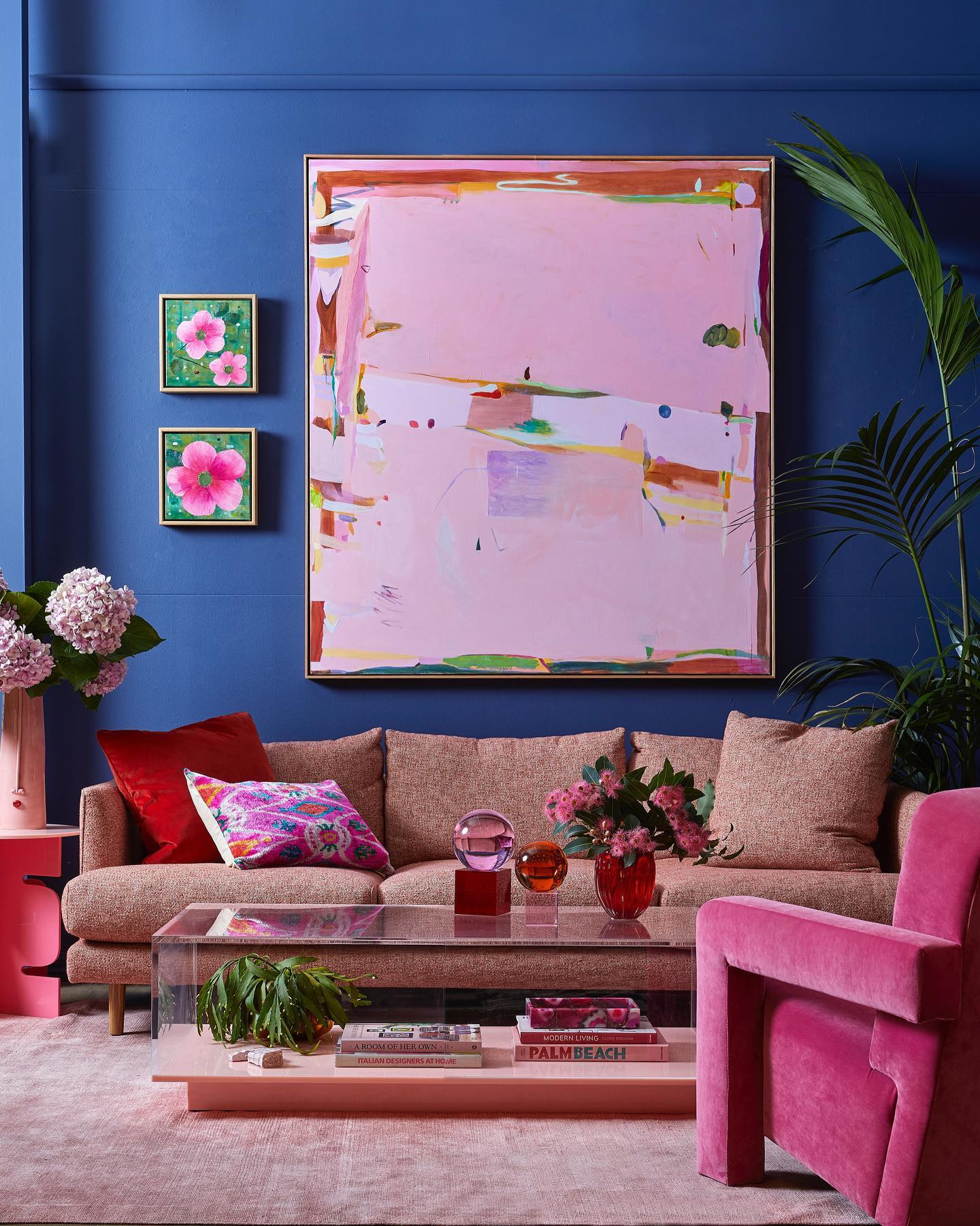 Paint Color Portfolio: Pale Pink Dining Rooms  Pink dining rooms, House  interior, Dining room paint colors