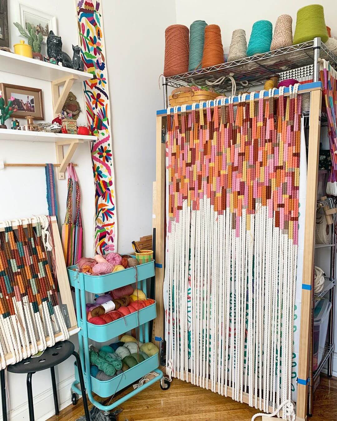 alicia scardetta's weaving studio