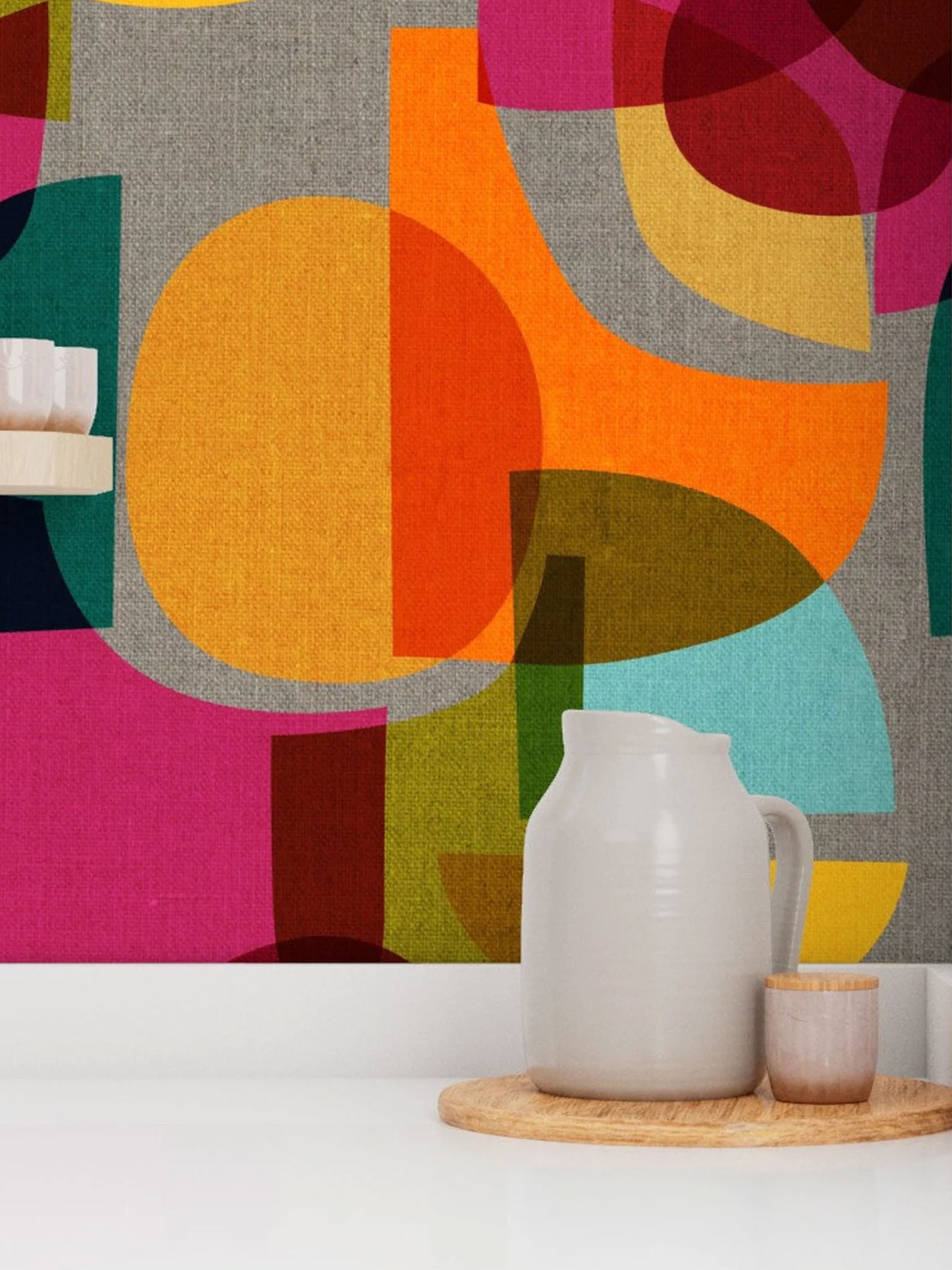 midcentury modern wallpaper