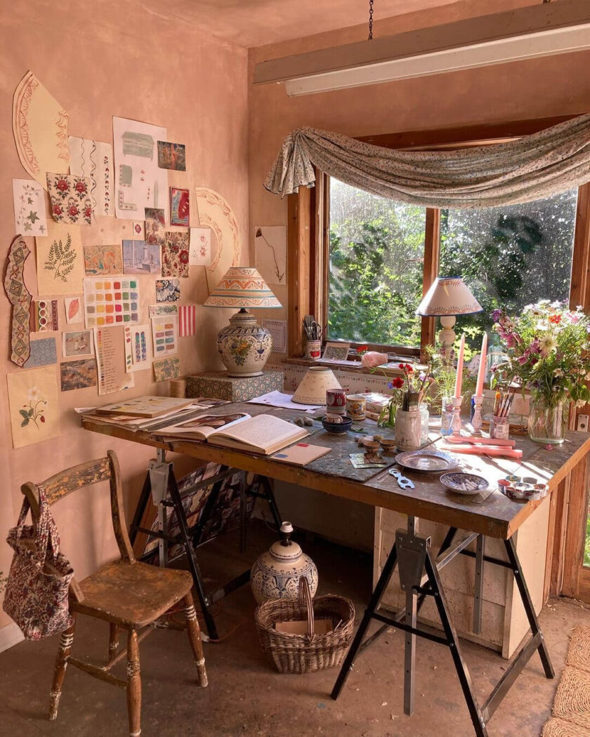 Art Studio Inspiration Inspiring Artist Studios wallflower