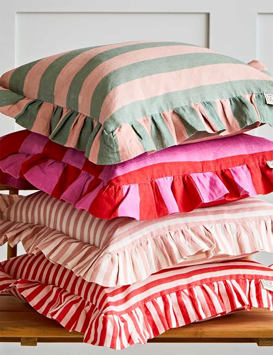 Amuse la Bouche cushion stack by Rose & Grey