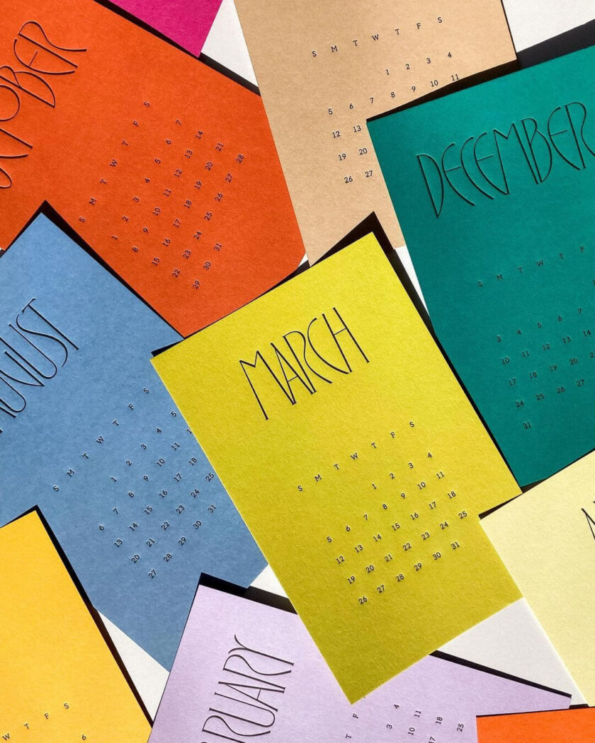 Letterpress Stationery & Invitation Designs We Love wallflower