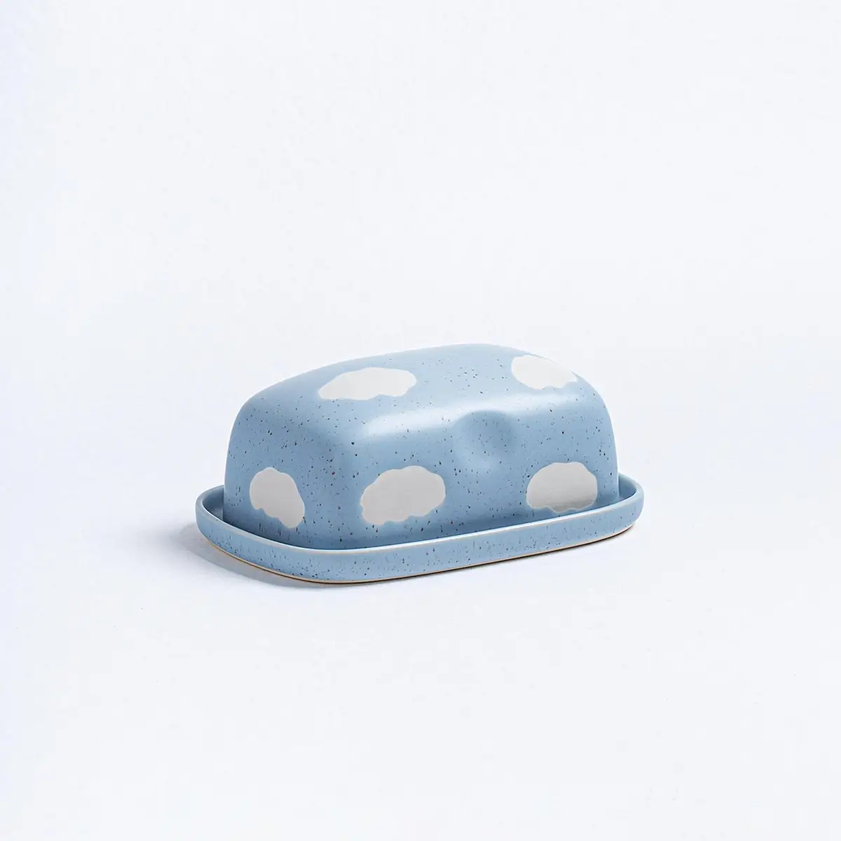 cloud ceramic butter dish by egg back home