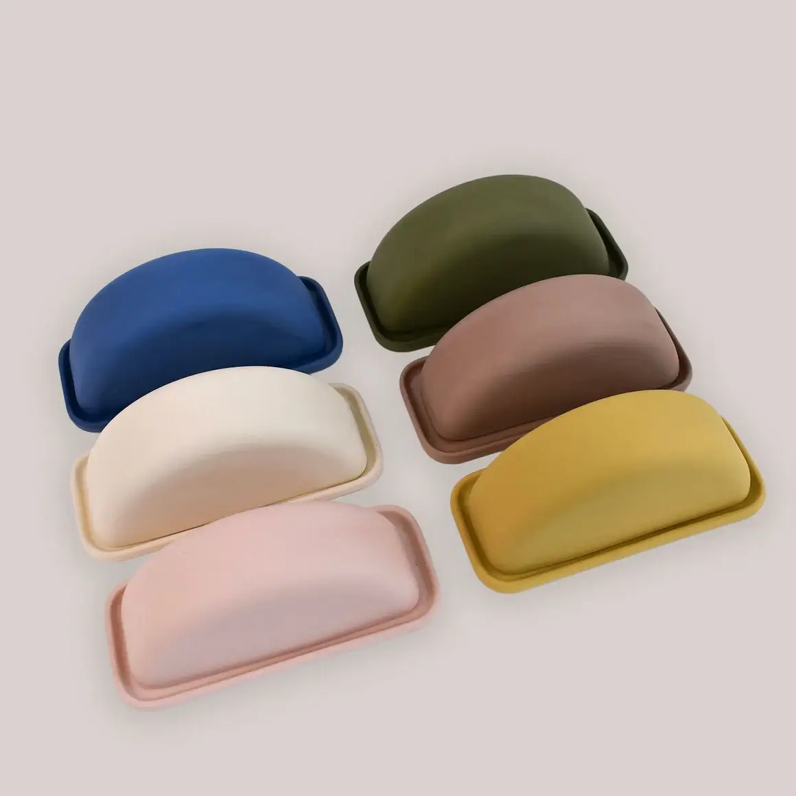 pigeon toe ceramics color butter dishes