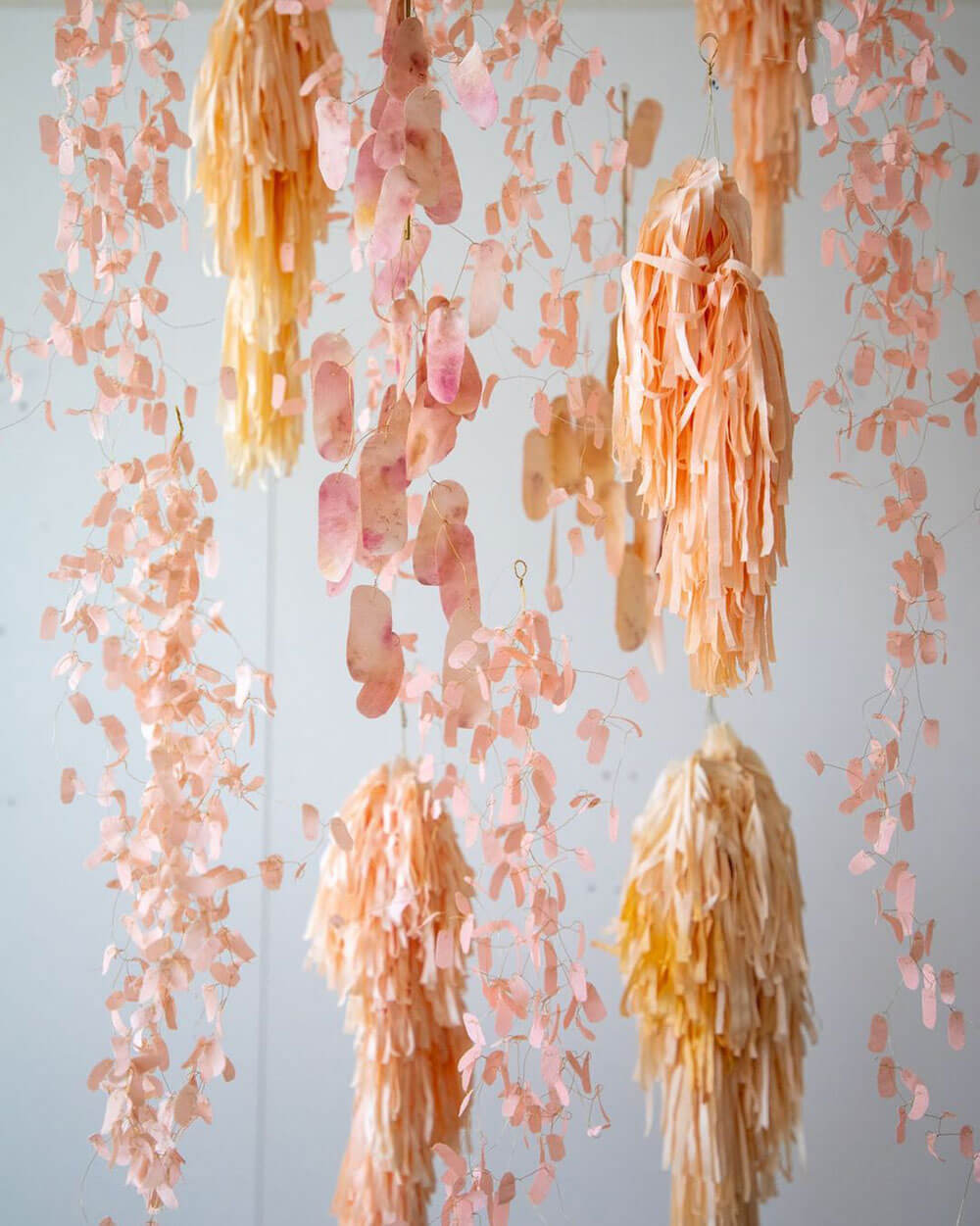 Juliette Sallin fiber art install