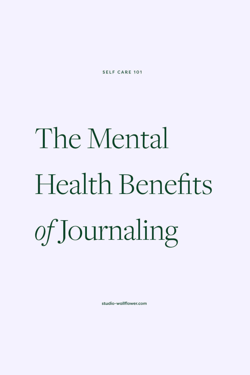 Mental Health Benefits Of Journaling - Journaling To Reduce Stress