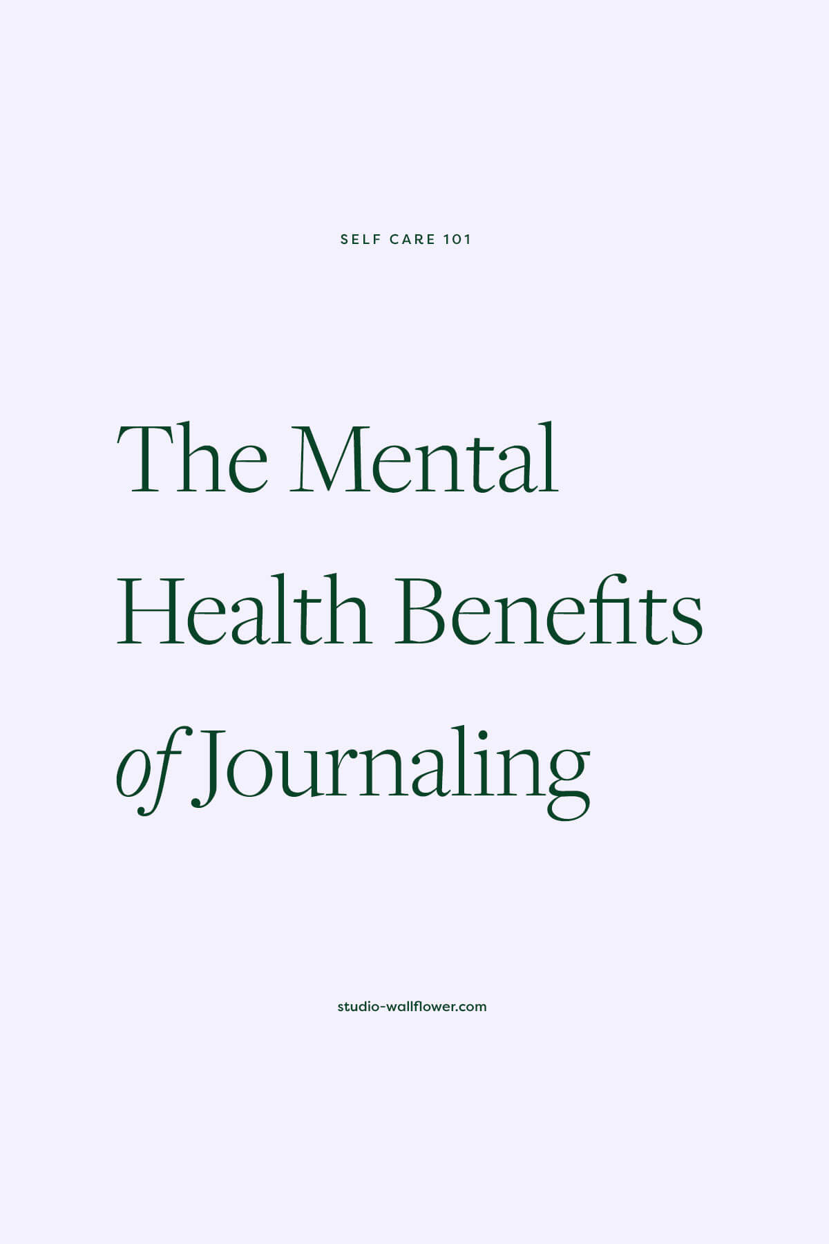 mental health benefits of journaling to reduce stress, alleviate anxiety, and cope with depression