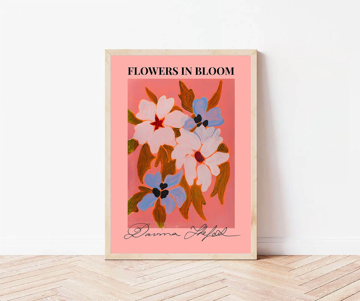 flowers in bloom fine art print
