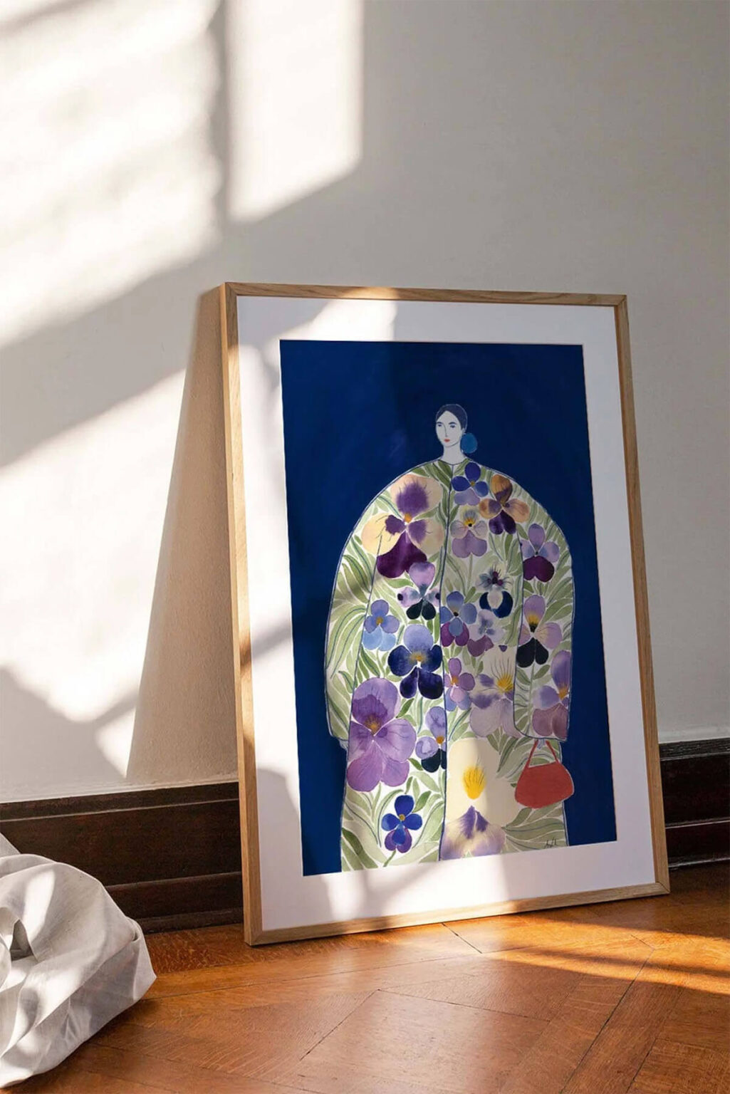 It's Pansy Season - Pansy Art & Decor Trend via wallflower