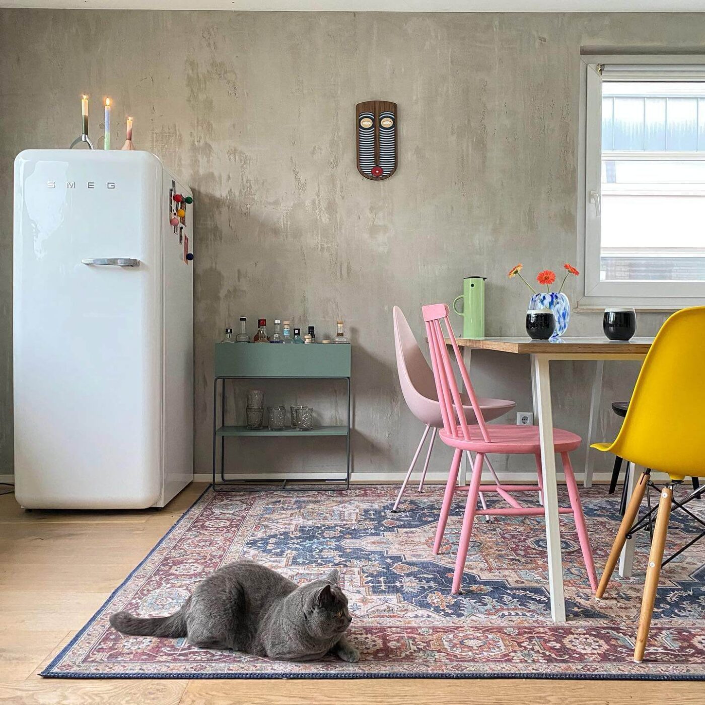 Creative Interiors + Cat Art Prints | studio wallflower