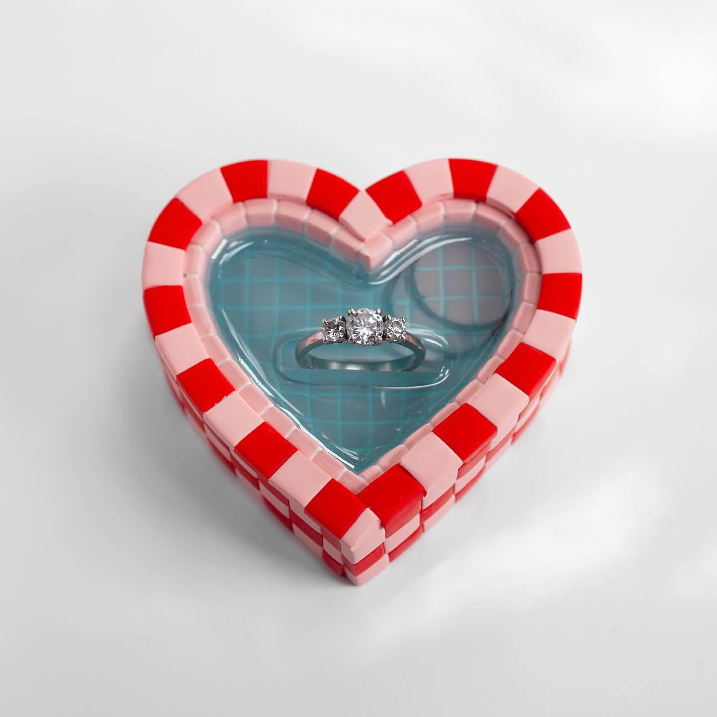 heart shaped pool ring holder by shistine