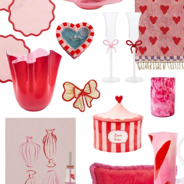 valentine's day decor | red and pink decor curated by wallflower