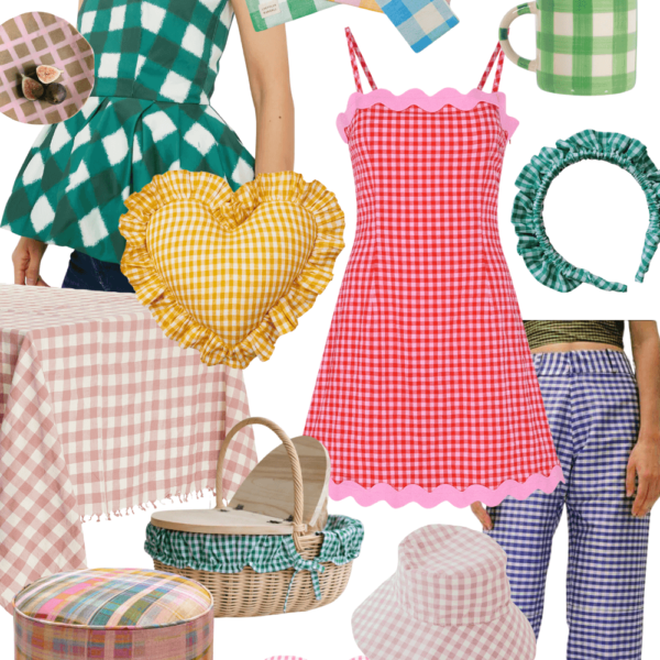 gingham for spring trend