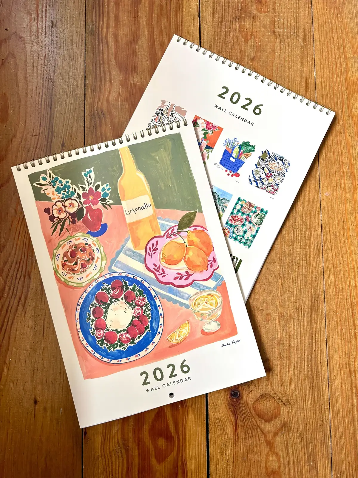 2026 wall calendar by charlie taylor design