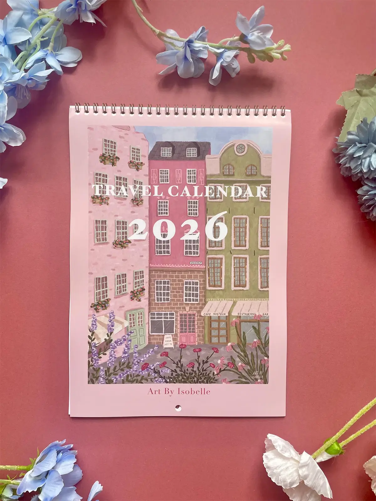 art by isobelle 2026 wall calendar