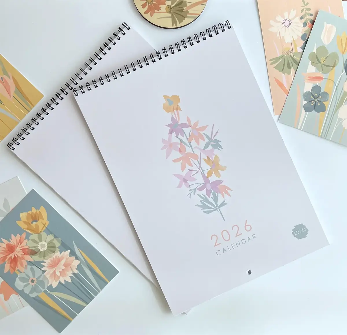rachel mahon floral 2026 calendar