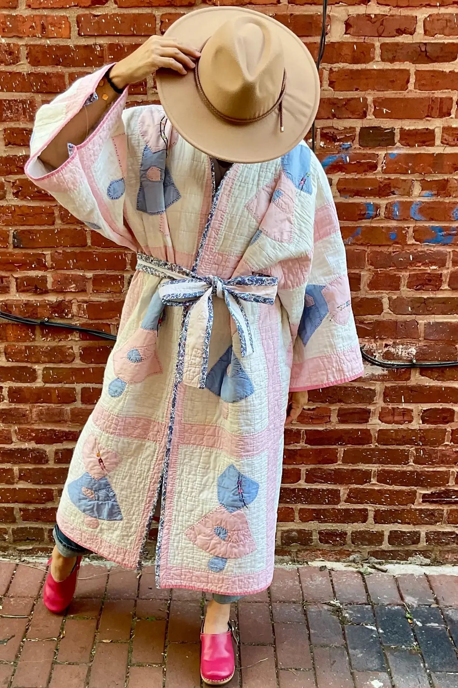 Long clothing quilt jacket handmade by runtbysarah on etsy