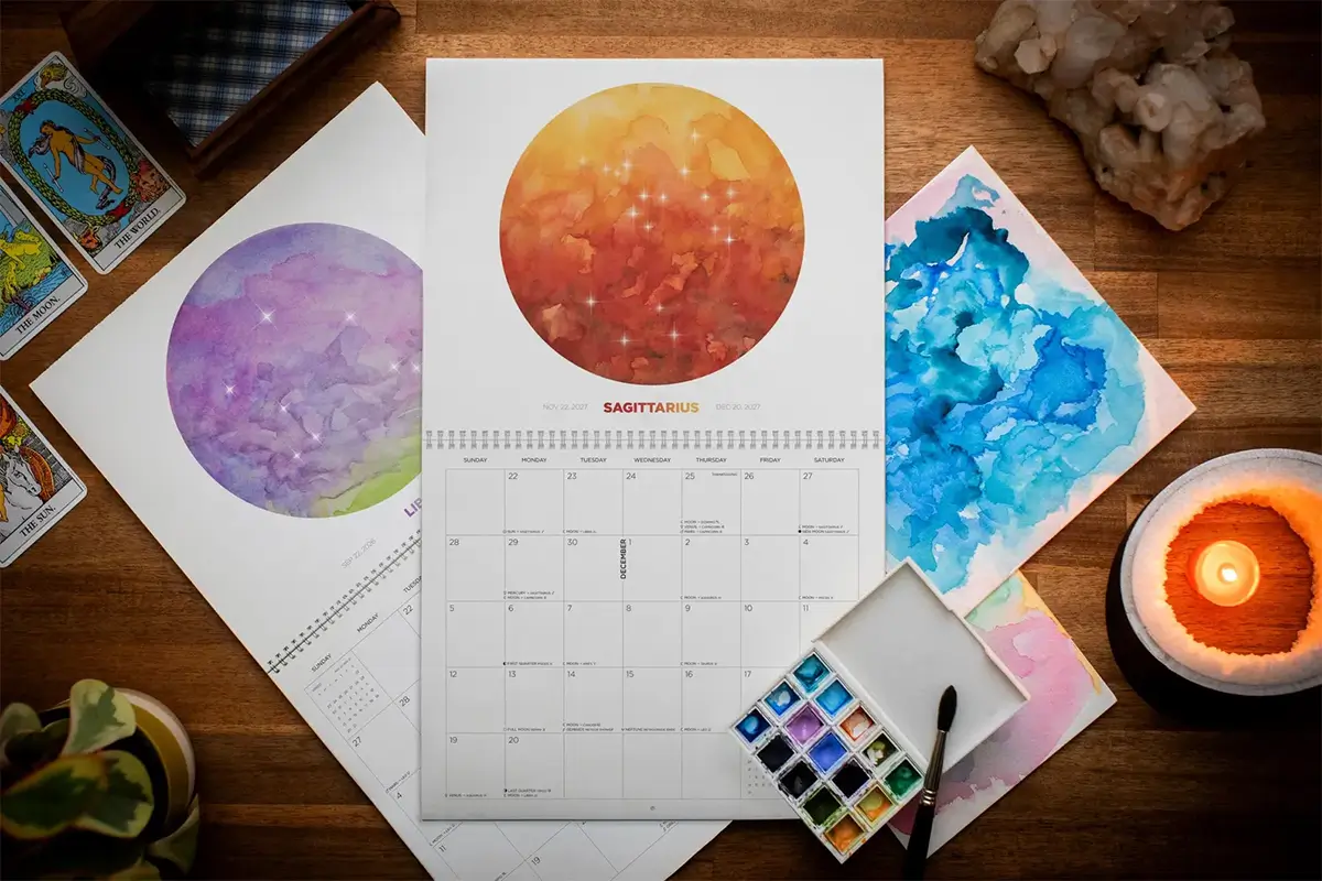 2027 astrology wall calendar